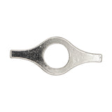 Brass Wing Nut - Chrome Plated