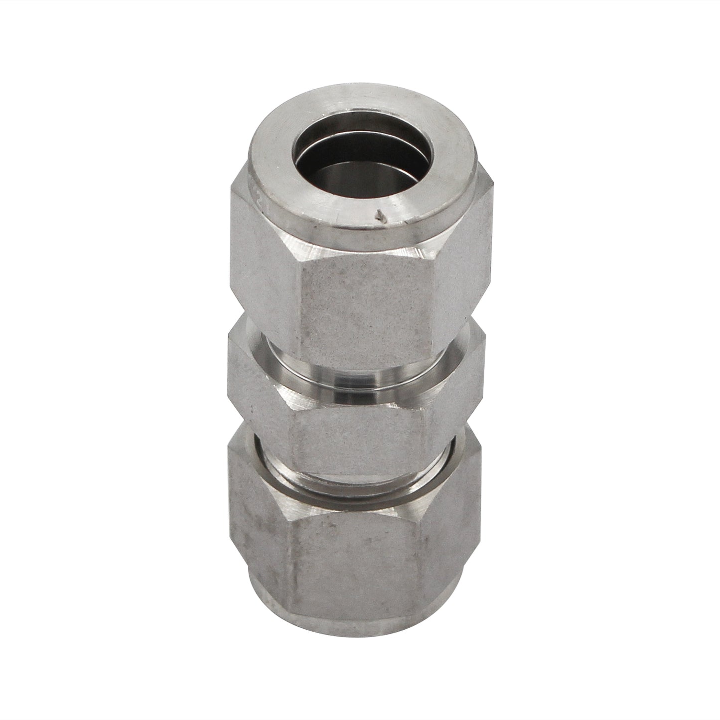 Stainless Steel Fitting - 1/2" Compression to 1/2" Compression