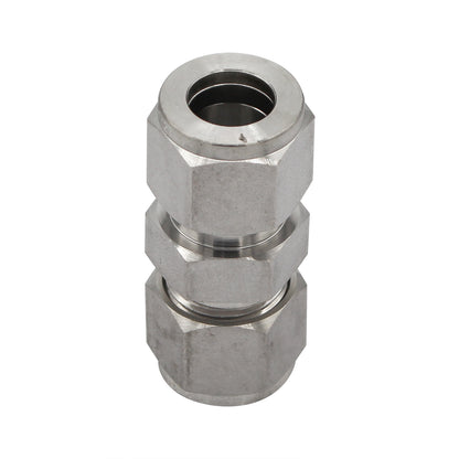 Stainless Steel Fitting - 1/2" Compression to 1/2" Compression