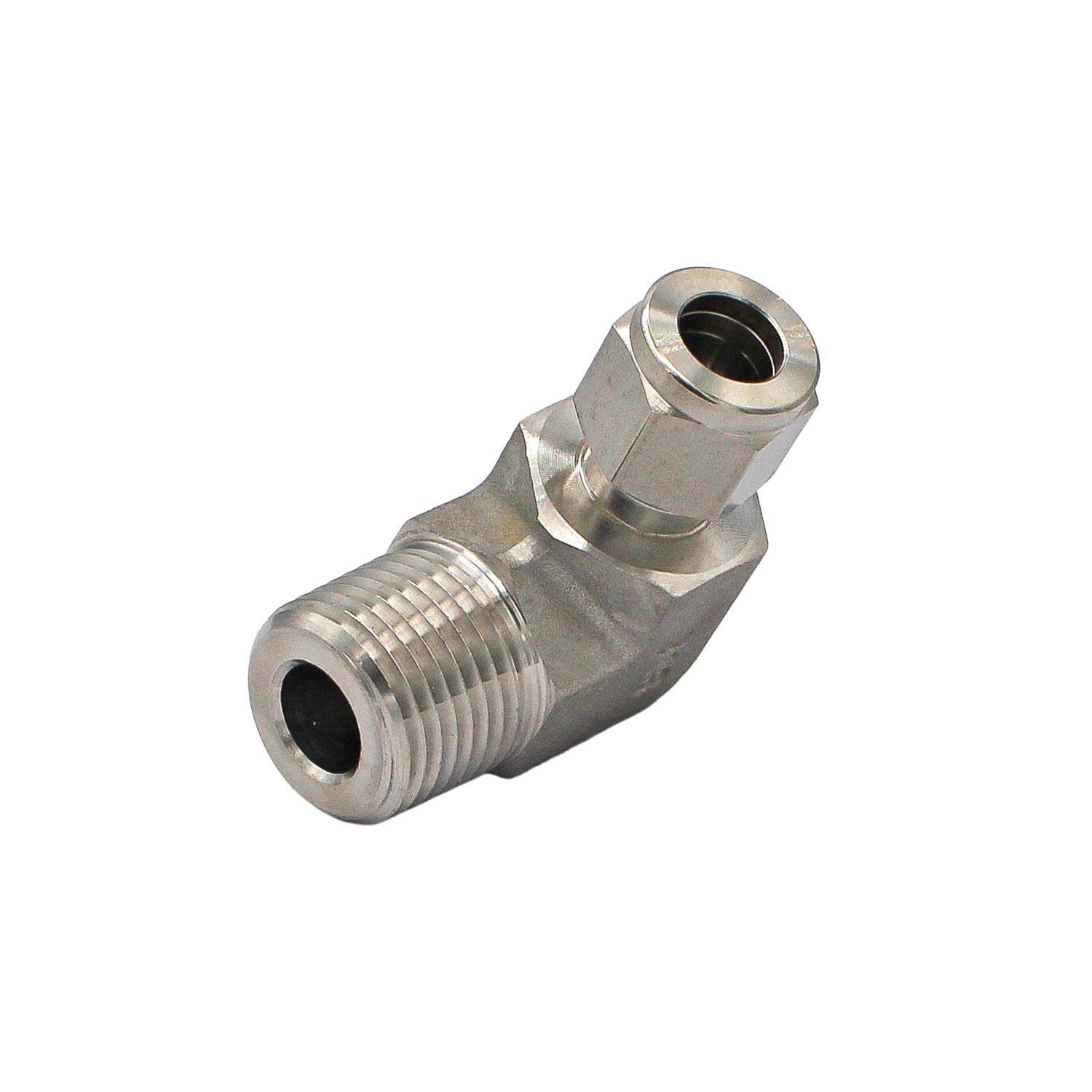1/2" Male NPT to 3/8" Elbow Compression- Stainless Steel -  Canuck Homebrew Supply, Canada