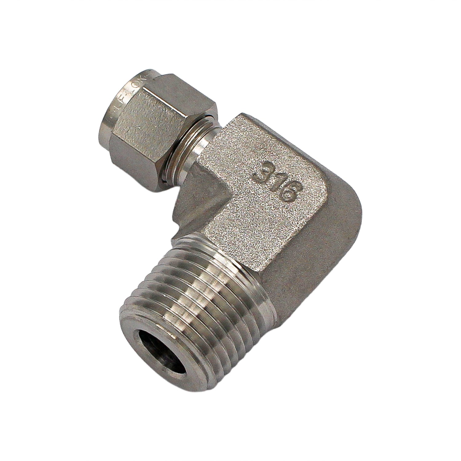 1/2" Male NPT to 3/8" Elbow Compression- Stainless Steel -  Canuck Homebrew Supply, Canada