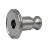 Stainless Steel 1.5" Tri-Clover Fitting - 1/2" Male Camlock
