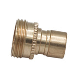 Brass 3/4" Male Garden Hose to Male Quick Disconnect