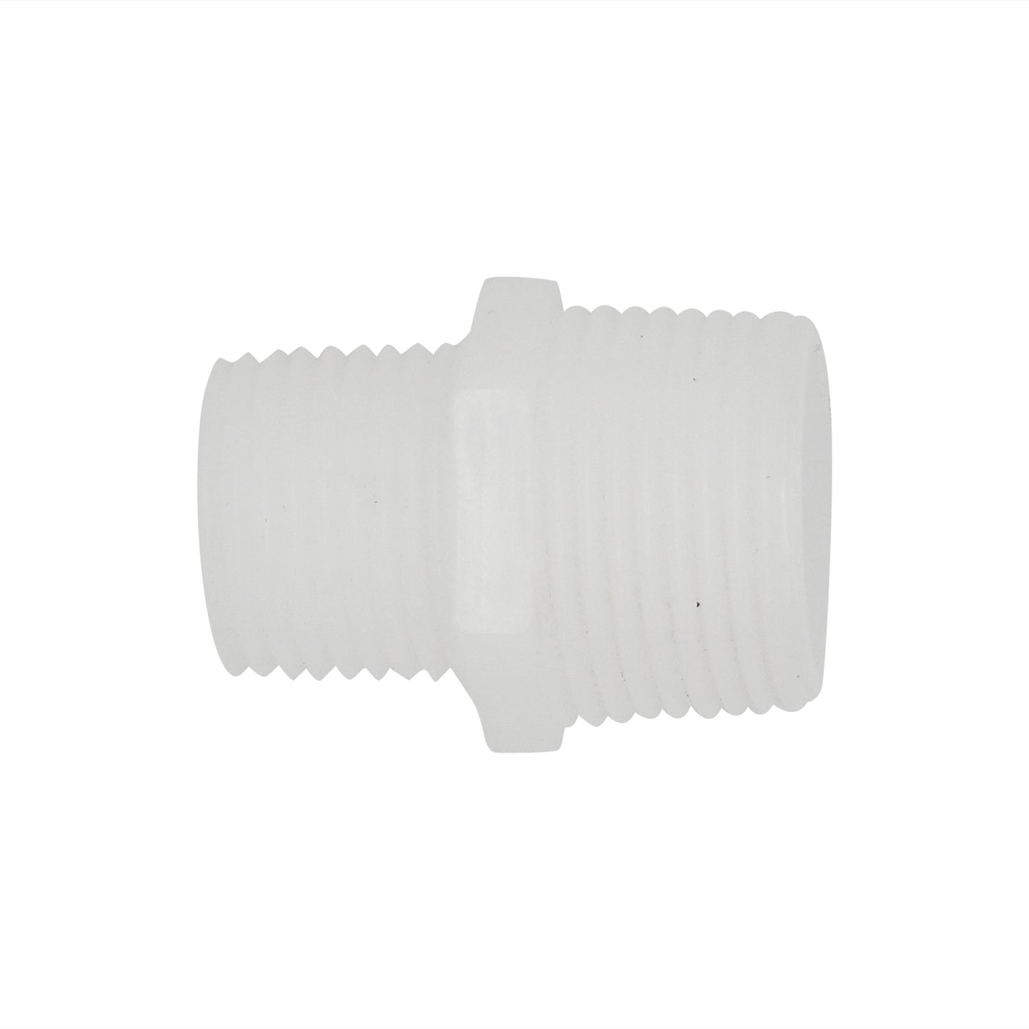 Food Grade Plastic Fitting - 1/2" Male NPT to 3/4" Male NPT