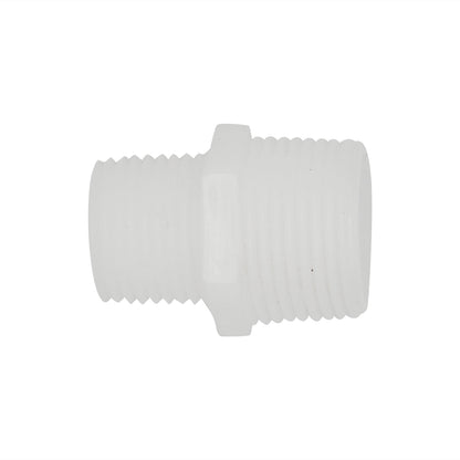 Food Grade Plastic Fitting - 1/2" Male NPT to 3/4" Male NPT