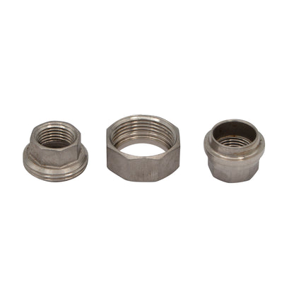 1/2" Female NPT X 1/2" Female NPT Union Coupler - 304 Stainless Steel Pipe Fitting