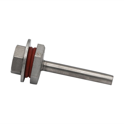 Weldless Thermowell Kit - 1/2" Female NPT - 2" Probe