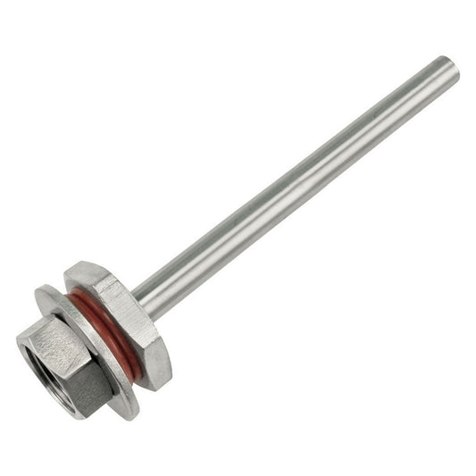 Weldless Thermowell Kit - 1/2" Female NPT - 6" Probe