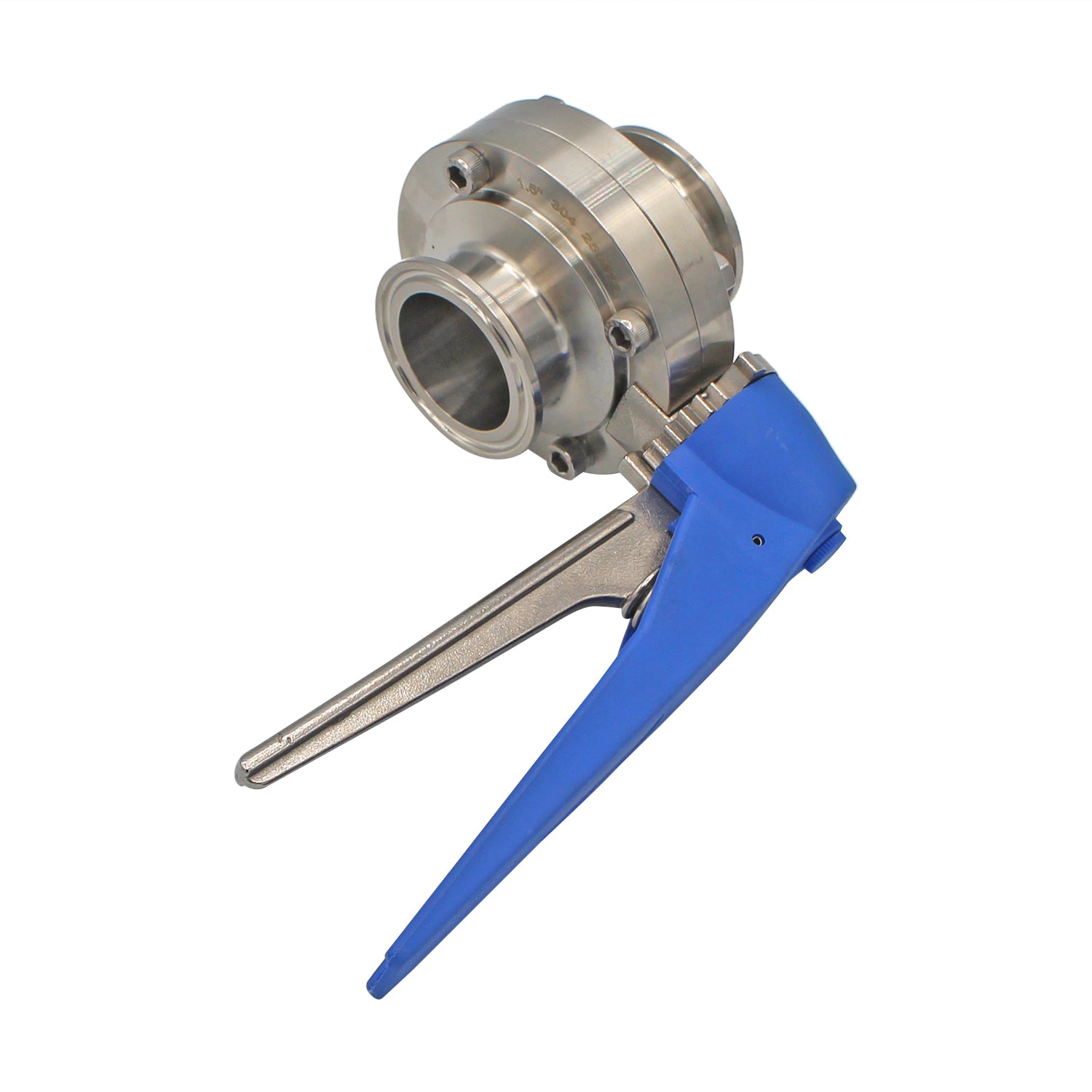 1.5" Tri Clamp Squeeze Trigger Butterfly Valve - Tri Clover Sanitary Stainless Steel Fitting -  Canuck Homebrew Supply, Canada