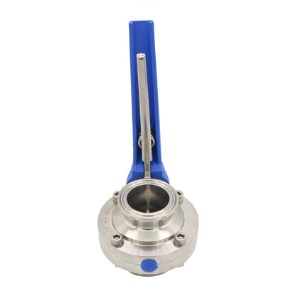 1.5" Tri Clamp Squeeze Trigger Butterfly Valve - Tri Clover Sanitary Stainless Steel Fitting -  Canuck Homebrew Supply, Canada