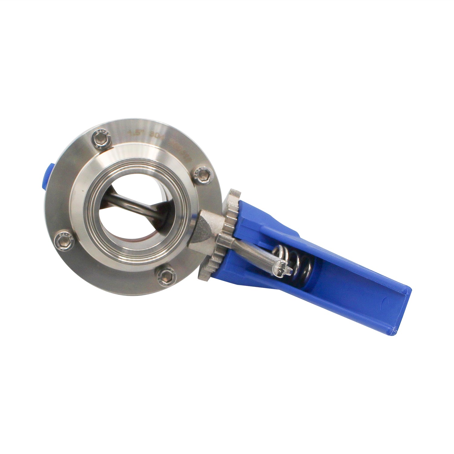 1.5" Tri Clamp Squeeze Trigger Butterfly Valve - Tri Clover Sanitary Stainless Steel Fitting -  Canuck Homebrew Supply, Canada