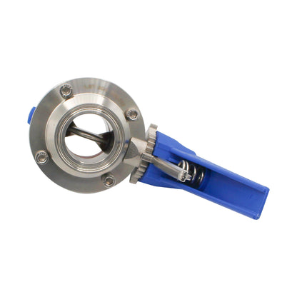 1.5" Tri Clamp Squeeze Trigger Butterfly Valve - Tri Clover Sanitary Stainless Steel Fitting -  Canuck Homebrew Supply, Canada