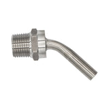 Stainless Steel Pick Up Tube - 1/2" Male NPT to 3/8" Tube (2.75" Length)