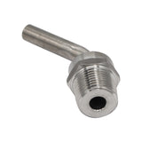 Stainless Steel Pick Up Tube - 1/2" Male NPT to 3/8" Tube (2.75" Length)
