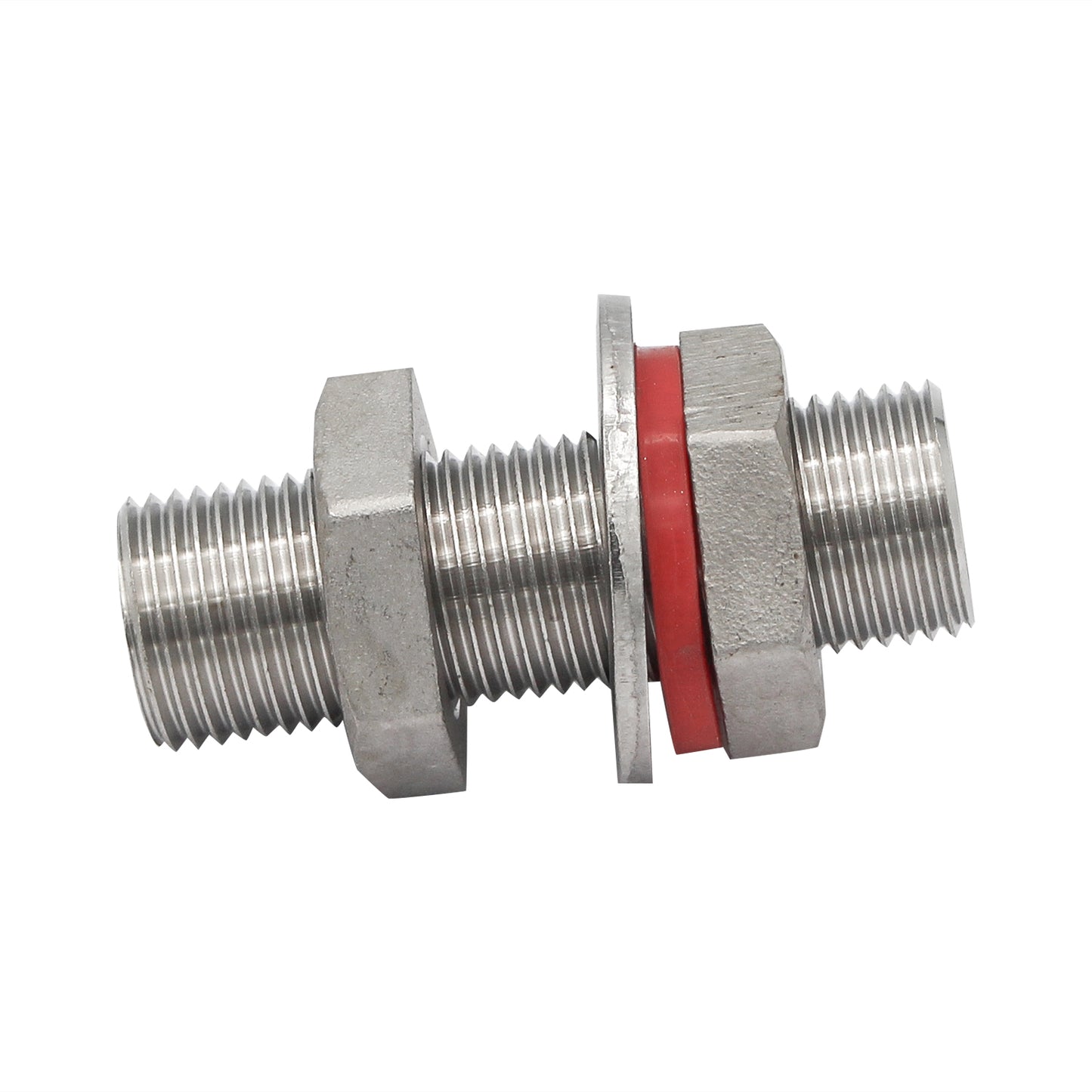 Stainless Steel Weldless Variable Length Bulkhead - 1/2" NPS