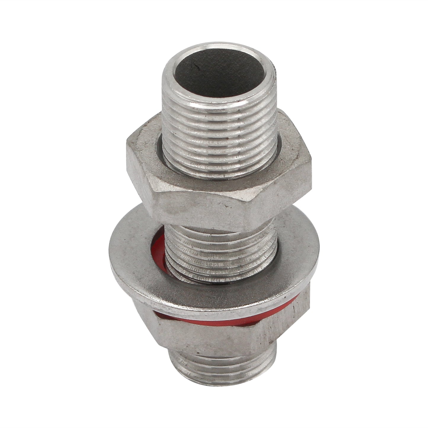 Stainless Steel Weldless Variable Length Bulkhead - 1/2" NPS