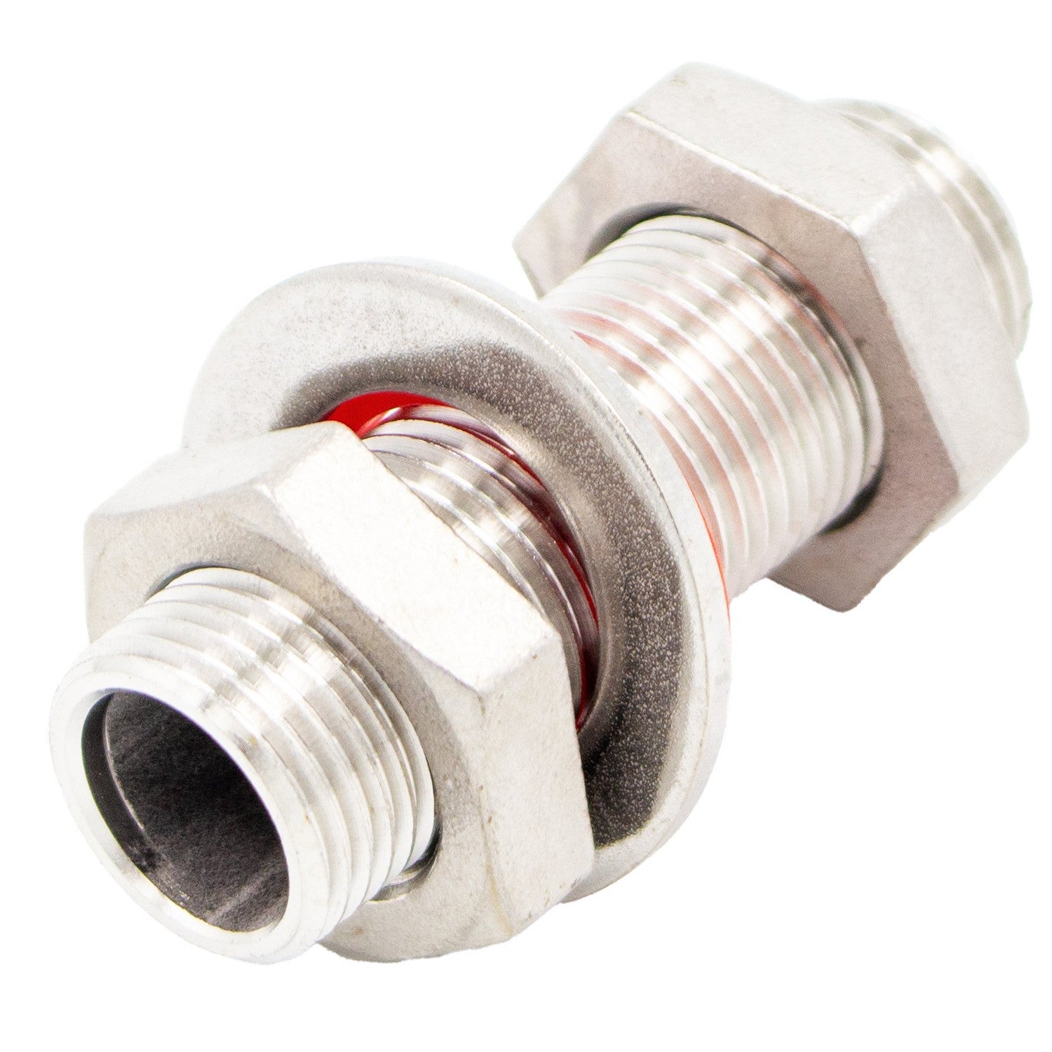 Stainless Steel Weldless Variable Length Bulkhead - 1/2" NPS