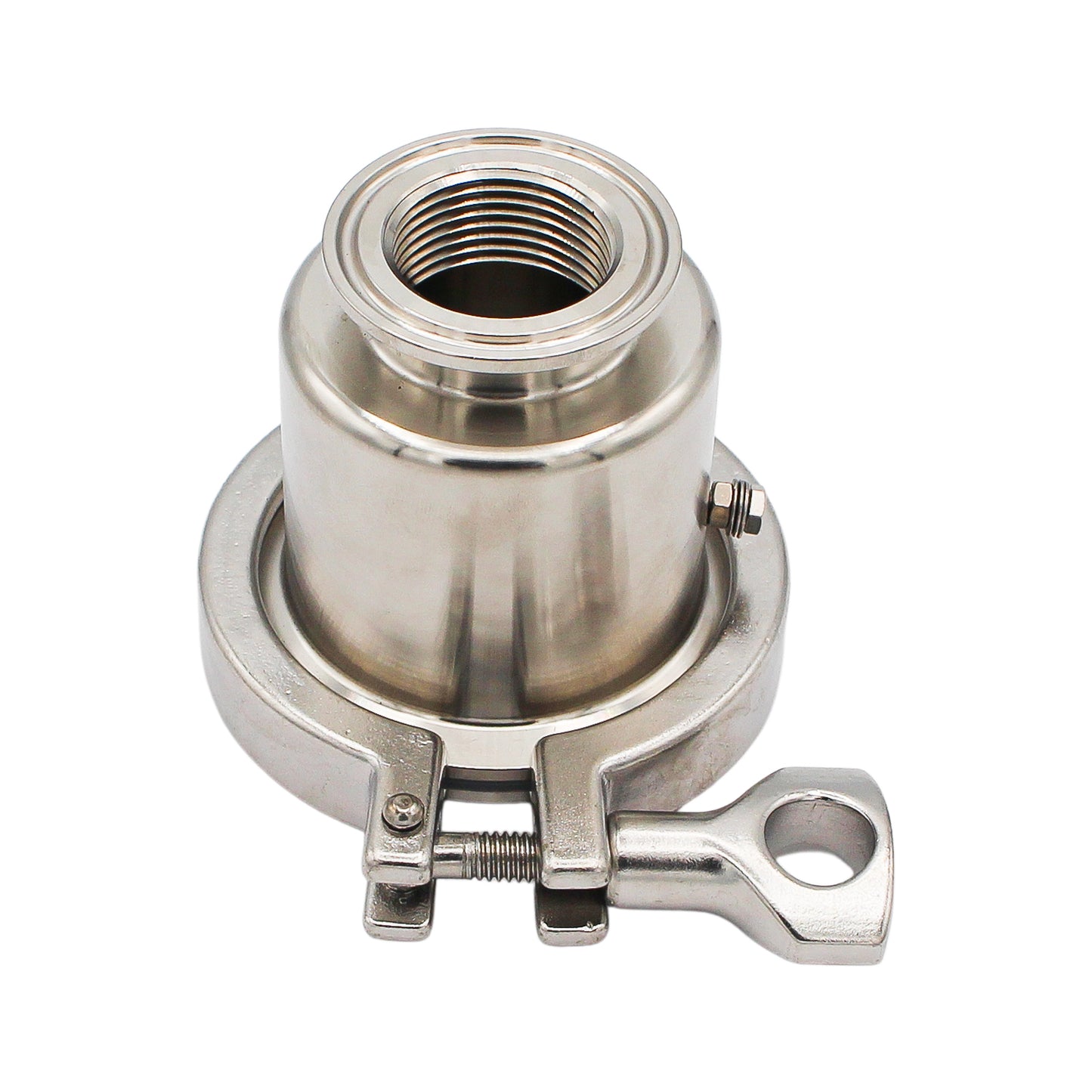 Stainless Steel Tri-Clover Heating Element Adapter - 1.5" TC to 1" NPS -  Canuck Homebrew Supply, Canada