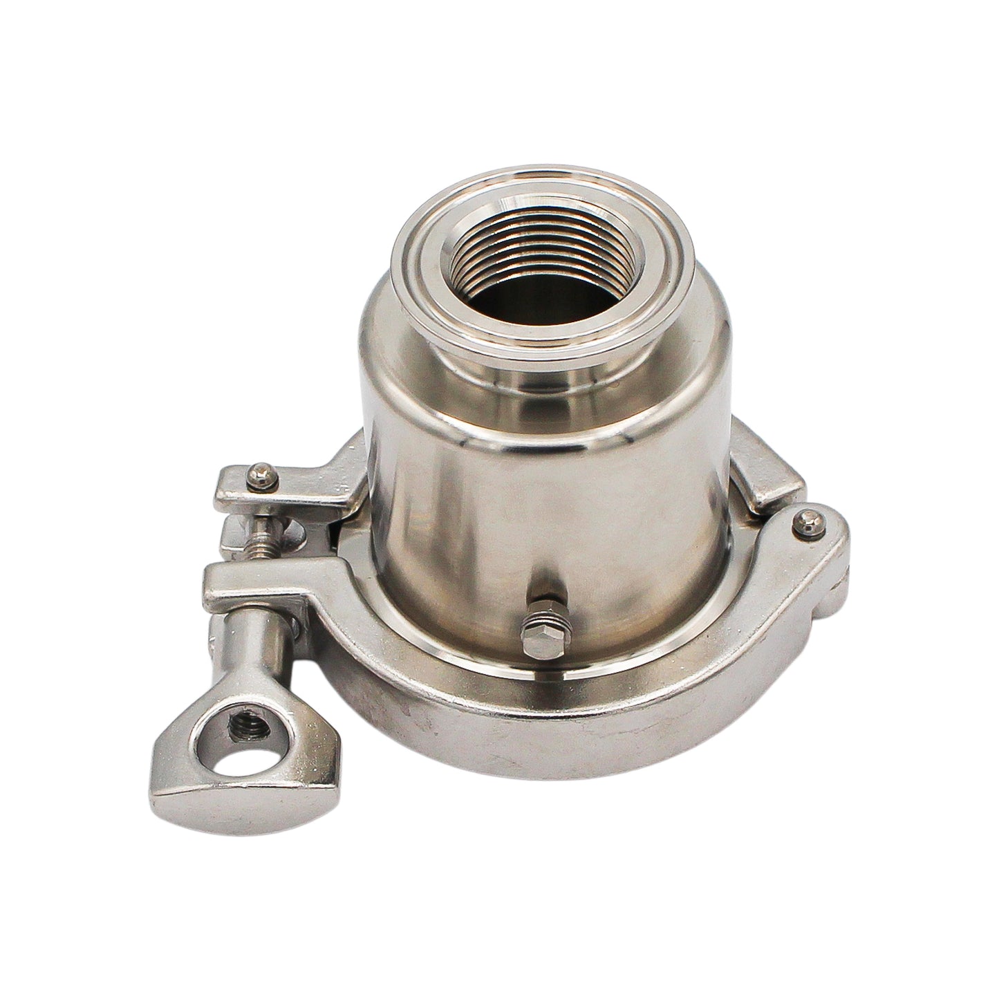 Stainless Steel Tri-Clover Heating Element Adapter - 1.5" TC to 1" NPS -  Canuck Homebrew Supply, Canada