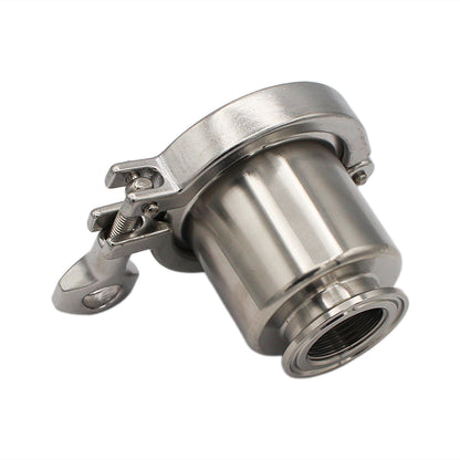 Stainless Steel Tri-Clover Heating Element Adapter - 1.5" TC to 1" NPS -  Canuck Homebrew Supply, Canada