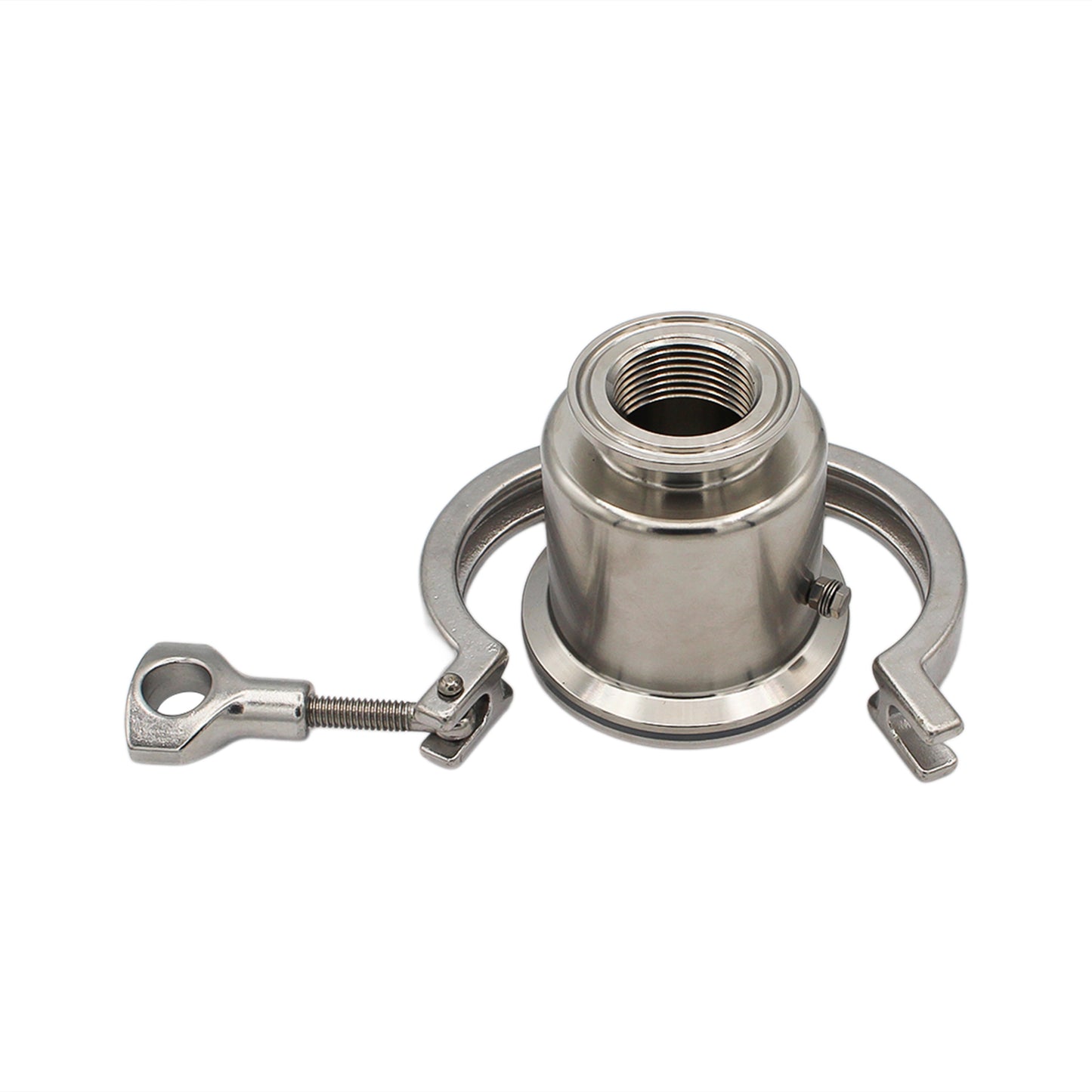 Stainless Steel Tri-Clover Heating Element Adapter - 1.5" TC to 1" NPS -  Canuck Homebrew Supply, Canada