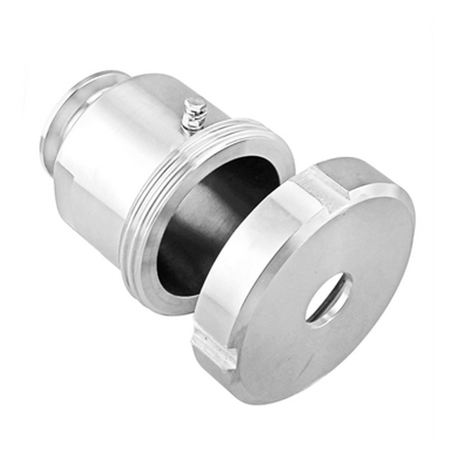 Stainless Steel Tri-Clover Heating Element Adapter - Opened View