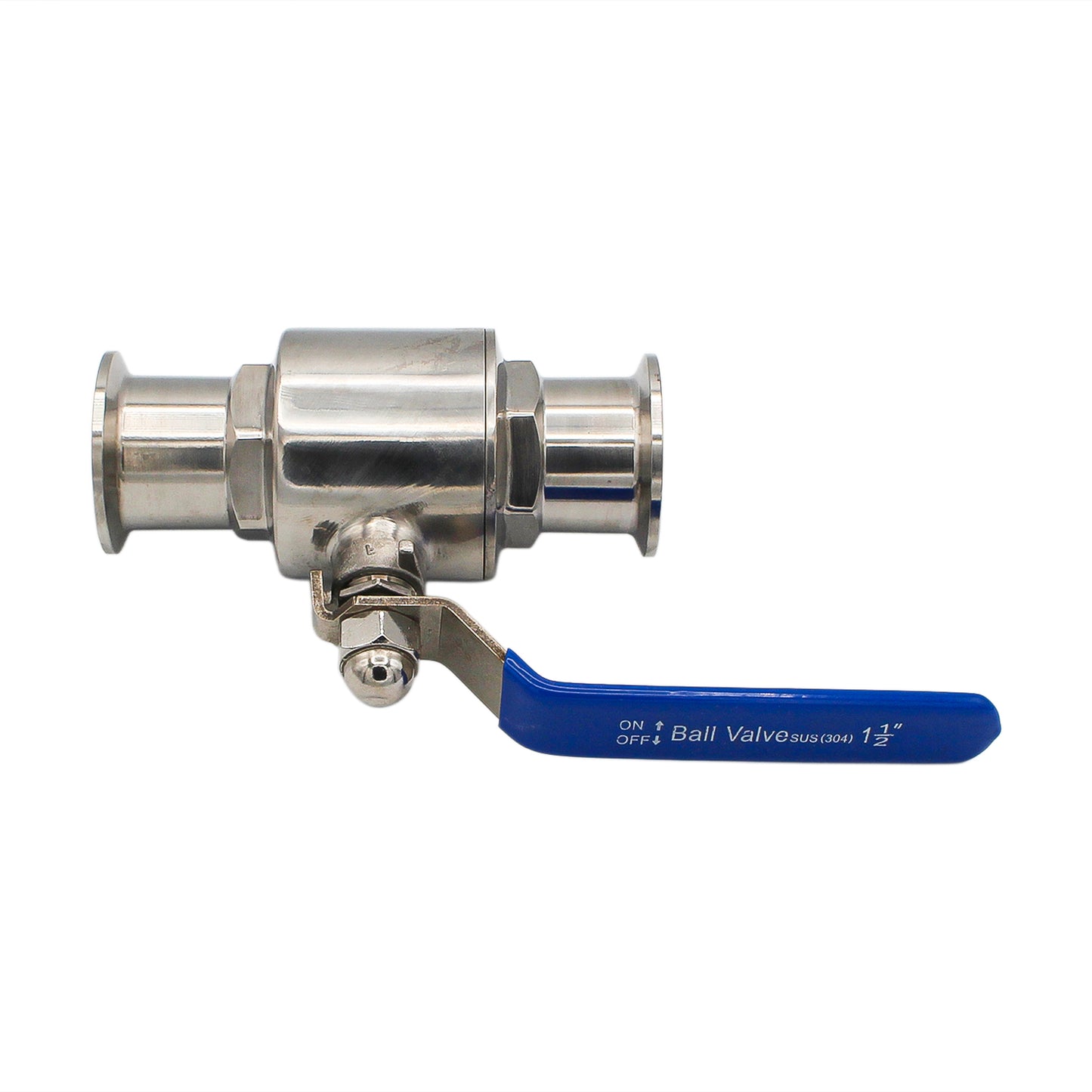 1.5" Tri Clamp 2-Piece Ball Valve - Tri Clover Sanitary Stainless Steel Fitting -  Canuck Homebrew Supply, Canada