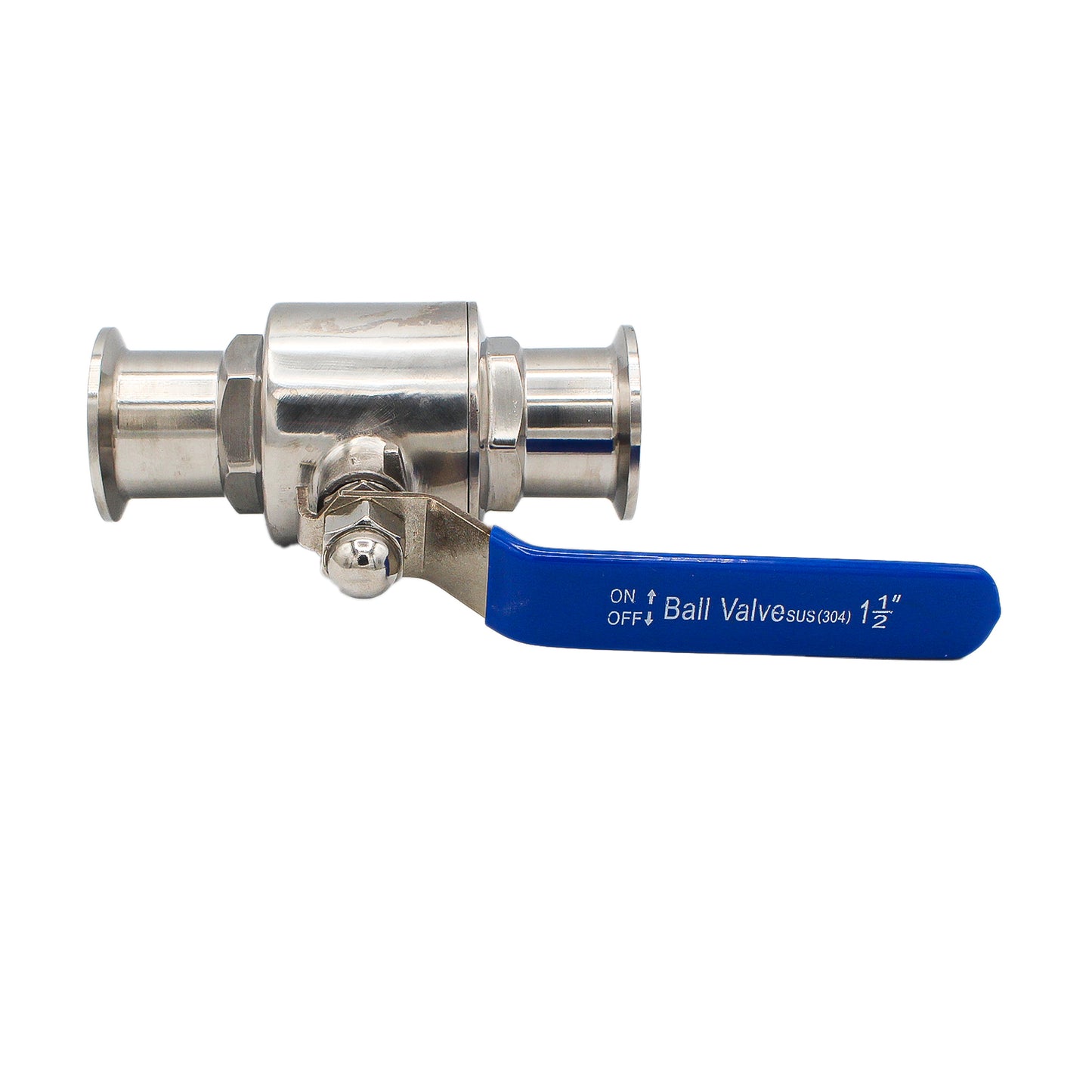 1.5" Tri Clamp 2-Piece Ball Valve - Tri Clover Sanitary Stainless Steel Fitting -  Canuck Homebrew Supply, Canada