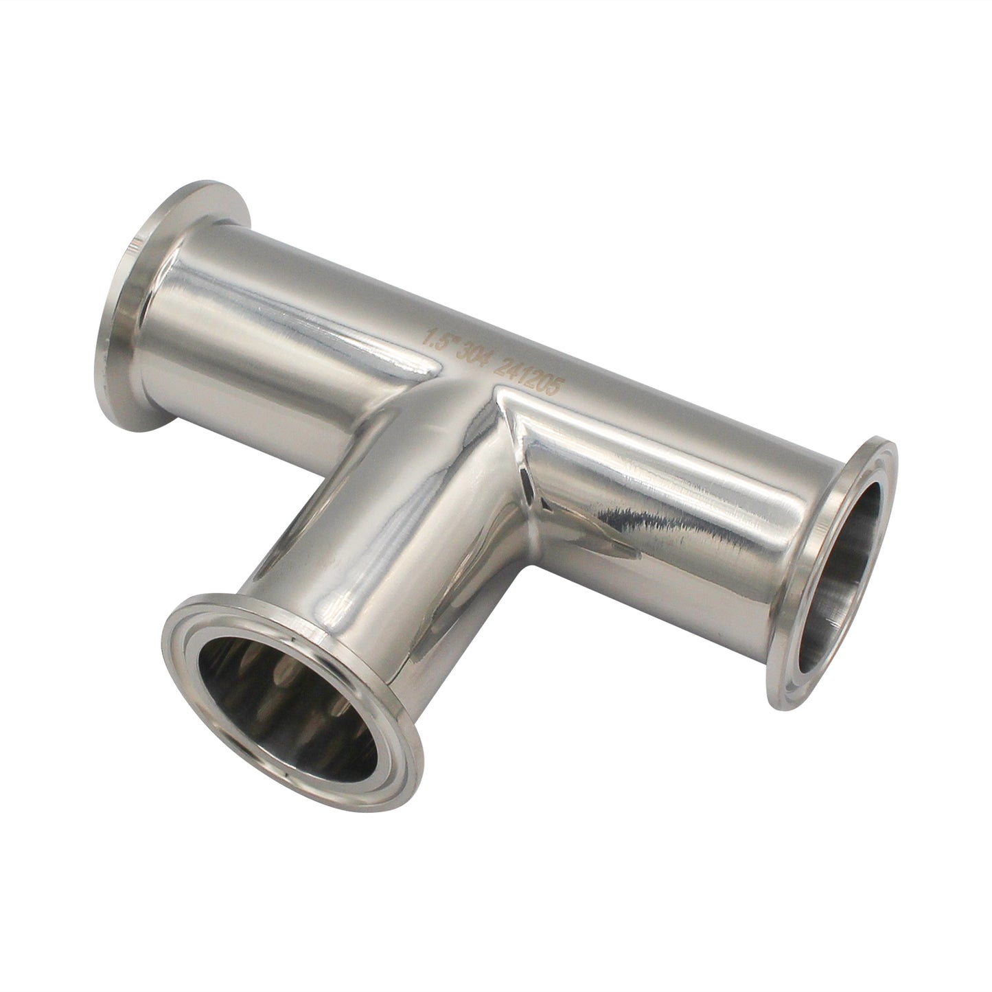 1.5" Tri Clamp Tee - Tri Clover Sanitary Stainless Steel Fitting -  Canuck Homebrew Supply, Canada