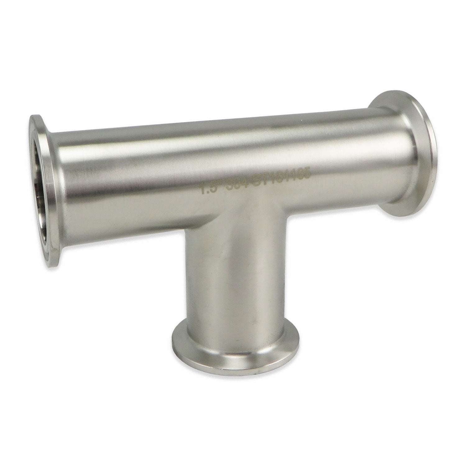 Stainless Steel Tri-Clover Tee - 1.5" TC