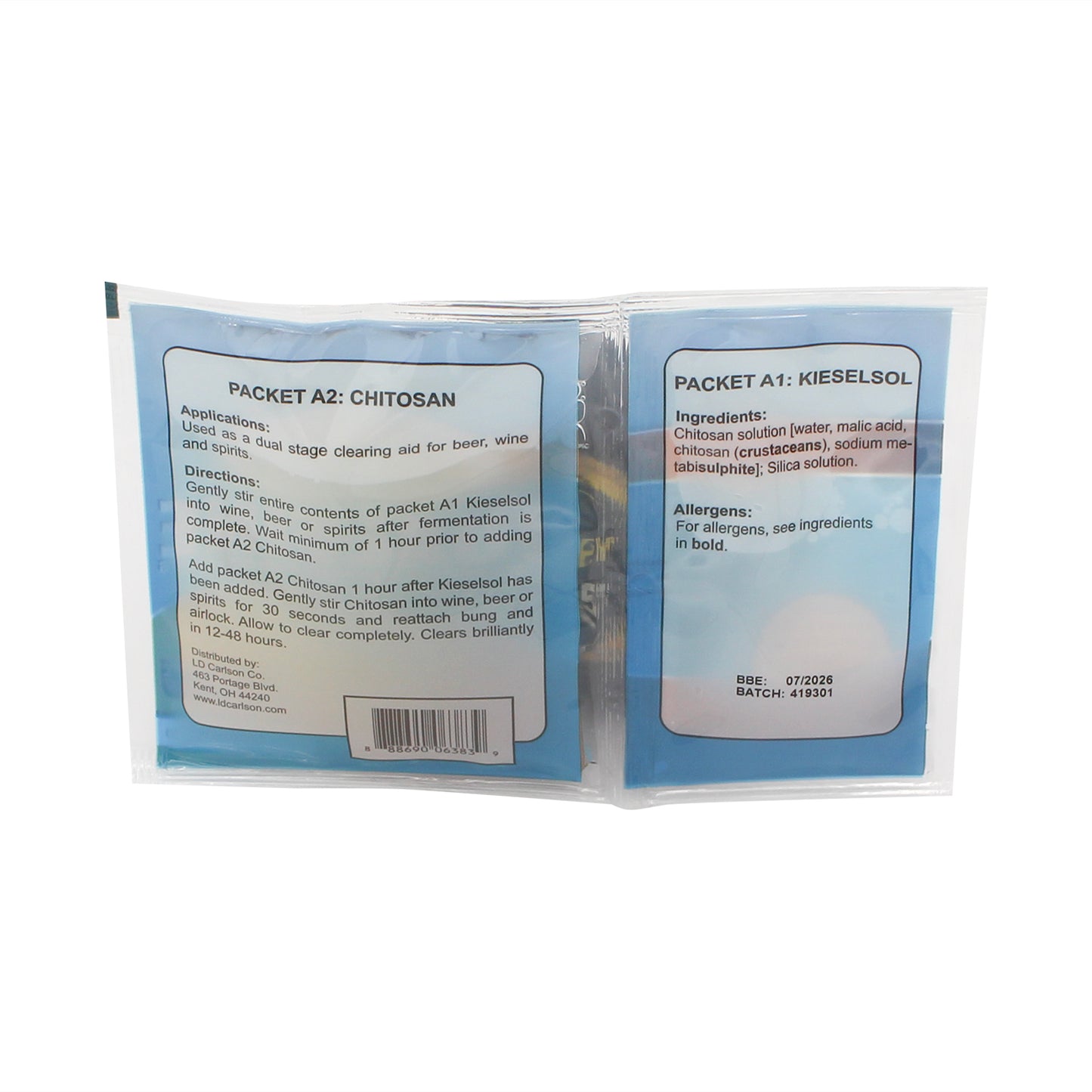 FermFast Dualfine Dual-Stage Clearing Aid - 2.2 fl oz (65 ml)