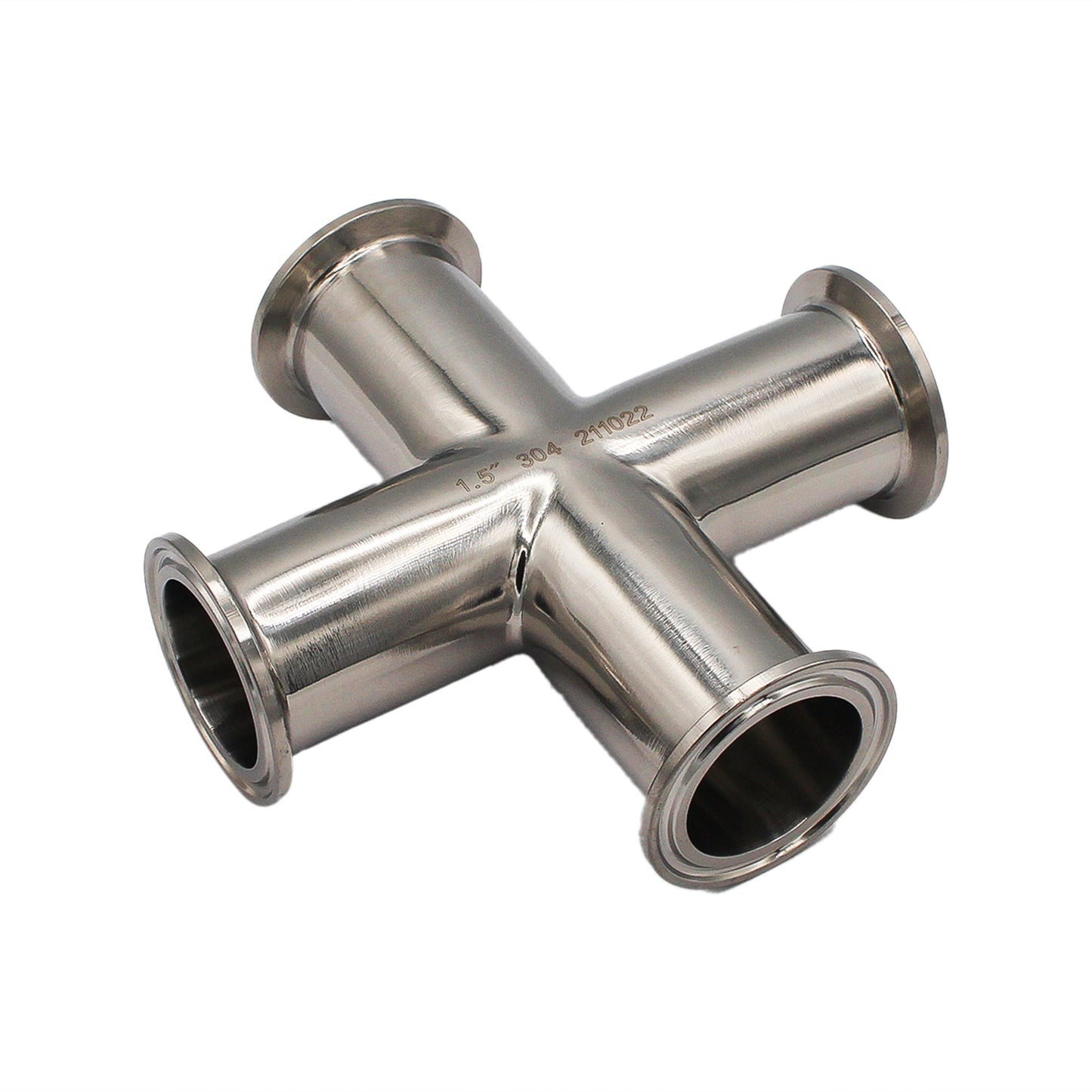 1.5" Tri Clamp Cross - Tri Clover Sanitary Stainless Steel Fitting -  Canuck Homebrew Supply, Canada