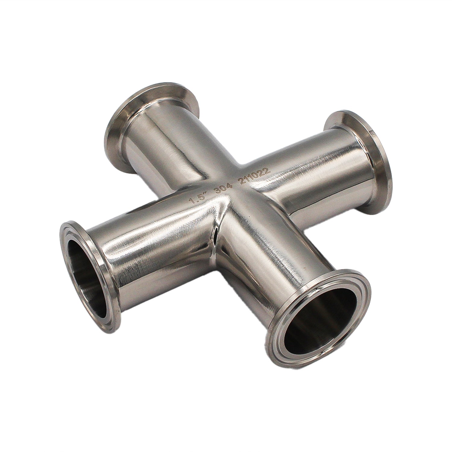 1.5" Tri Clamp Cross - Tri Clover Sanitary Stainless Steel Fitting -  Canuck Homebrew Supply, Canada