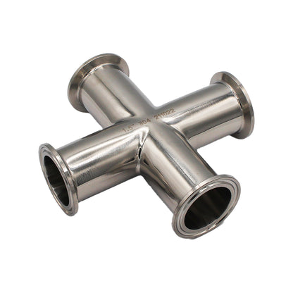 1.5" Tri Clamp Cross - Tri Clover Sanitary Stainless Steel Fitting -  Canuck Homebrew Supply, Canada
