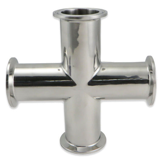 Stainless Steel Tri-Clover Cross - 1.5" TC