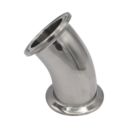 1.5" Tri Clamp 45° Elbow - Tri Clover Sanitary Stainless Steel Fitting
