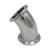 Stainless Steel 1.5" Tri-Clover 45° Elbow