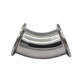 Stainless Steel 1.5" Tri-Clover 45° Elbow