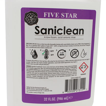 Five Star Saniclean - 32 fl oz (946 ml)