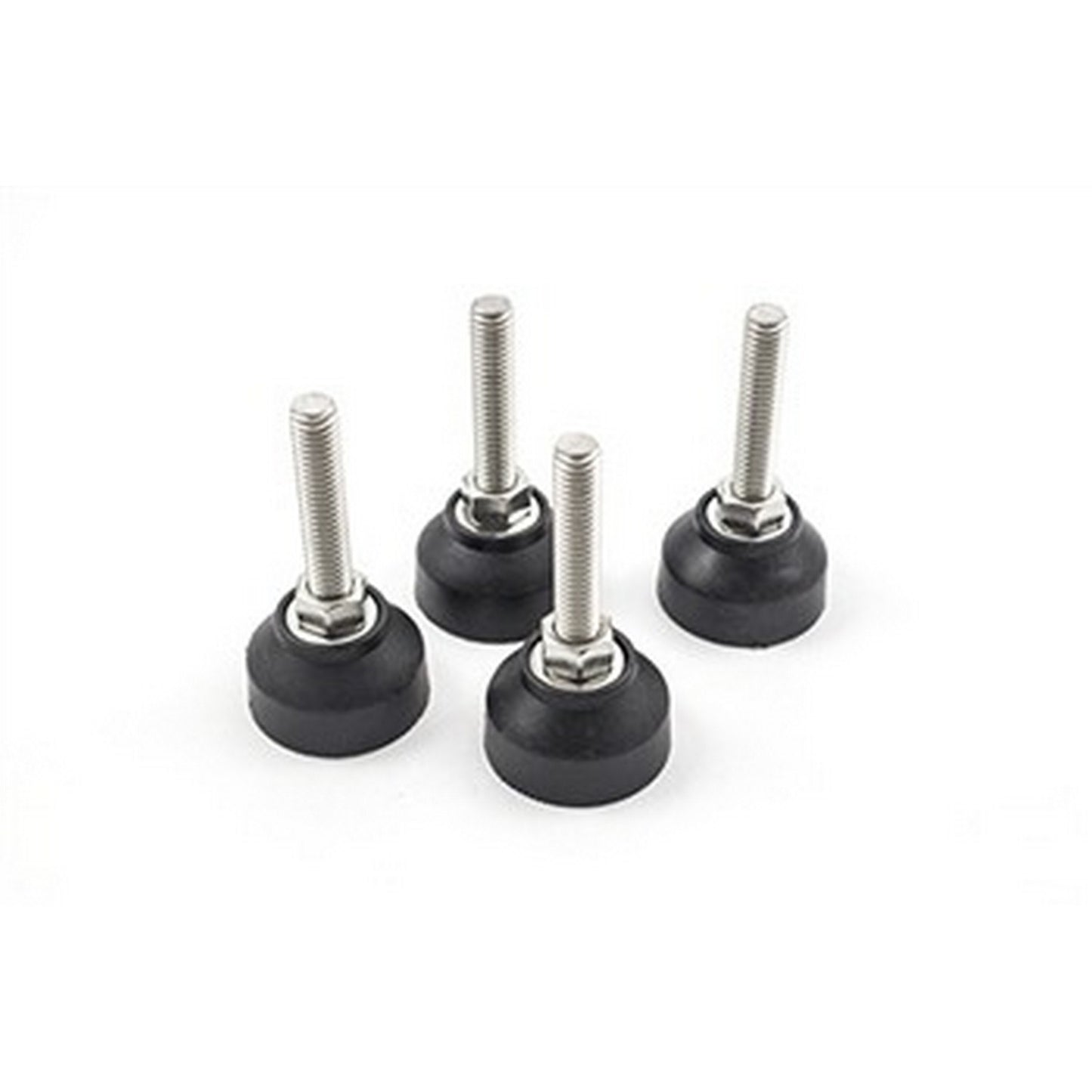 Set of 4 Ss Brewtech Adjustable 3/8"threaded feet inserts (for legs)