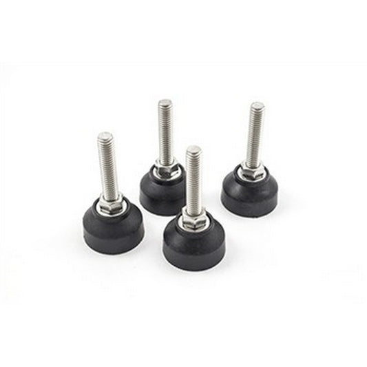Set of 4 Ss Brewtech Adjustable 3/8"threaded feet inserts (for legs)