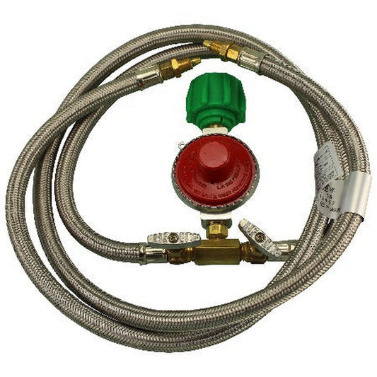 36" Dual Stainless Braided Hoses