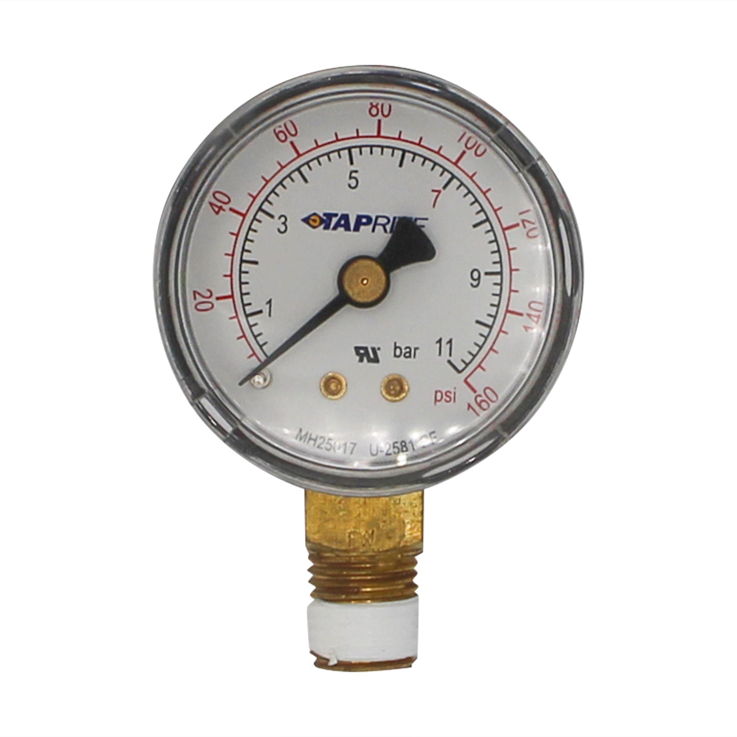 Taprite Low Pressure Gauge (160PSI RHT) #5605