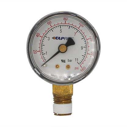 Taprite Low Pressure Gauge (160PSI RHT) #5605