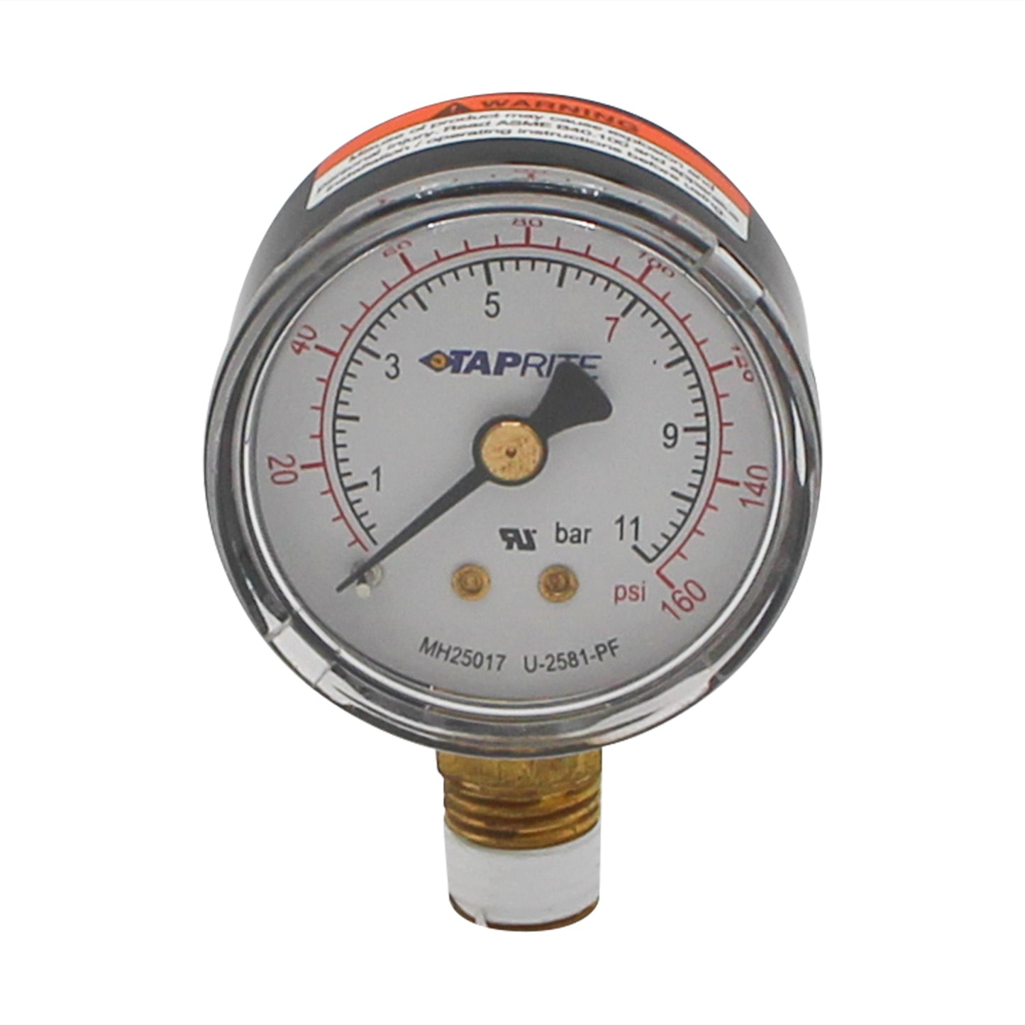 Taprite Low Pressure Gauge (160PSI RHT) #5605
