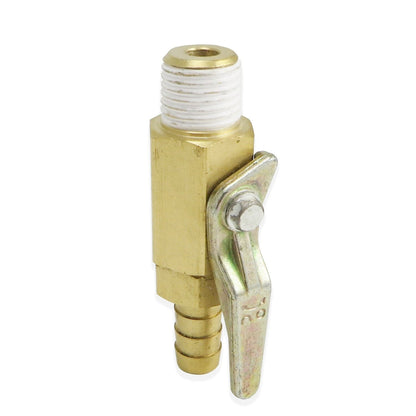 Shut Off Valve - 1/4" NPT to 5/16" Barb #1600CA