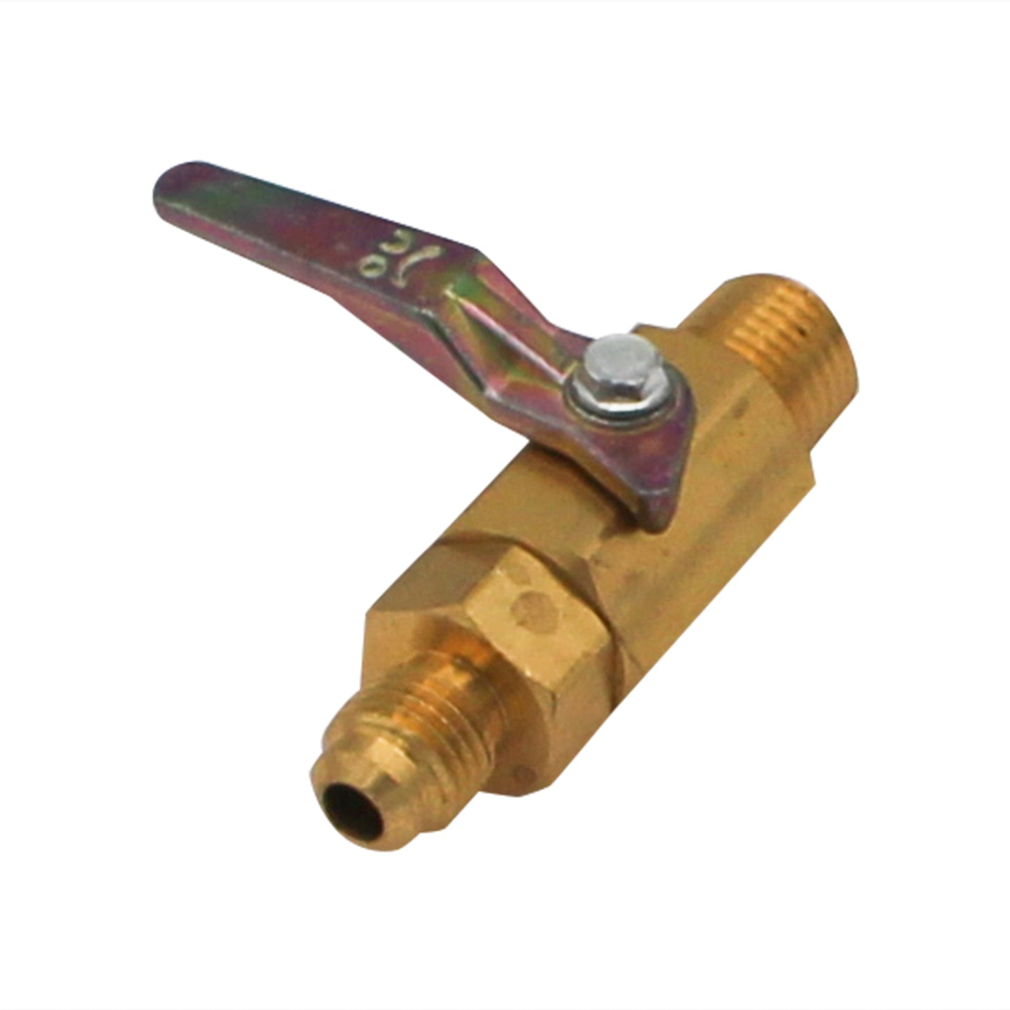 Taprite Shutoff Valve - 1/4" Male NPT to 1/4" Flare #6600A