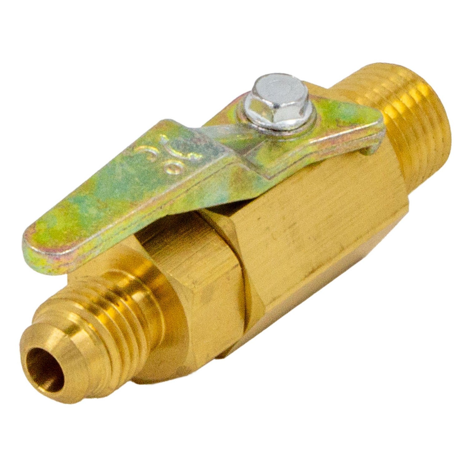 Taprite Shutoff Valve - 1/4" Male NPT to 1/4" Flare #6600A