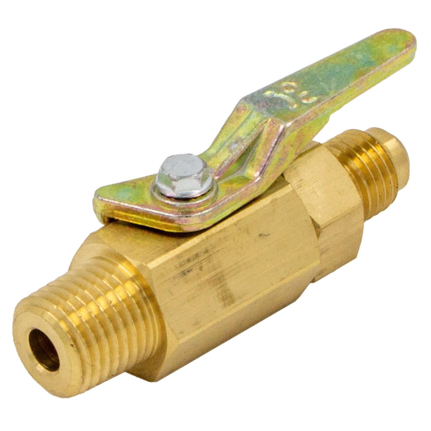 Taprite Shutoff Valve - 1/4" Male NPT to 1/4" Flare #6600A