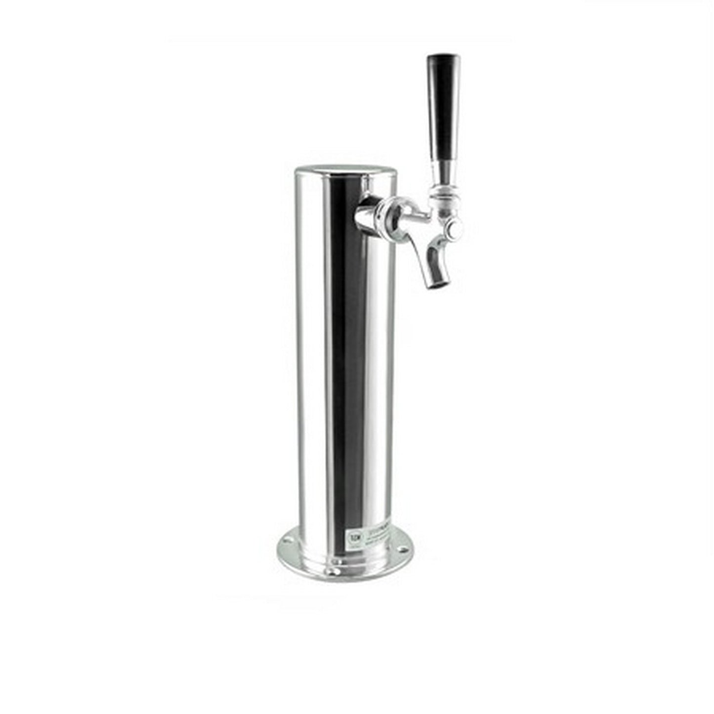 Taprite Stainless Steel Single Tap Beer Tower - SS Lever Faucet - #D4743TSS